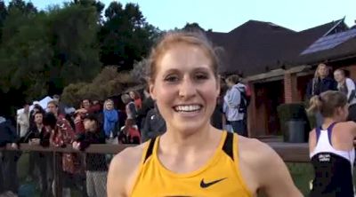 McKenzie Melander after big 5k PR at the 2012 Stanford Invitational