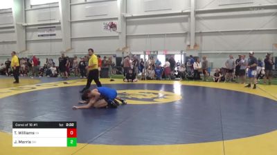 126-C lbs Consi Of 16 #1 - Tyson Williams, VA vs Jack Morris, OH