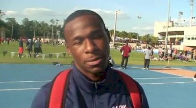 Ricky Robertson Ole Miss sets new world leading high jump mark 7'7.75" at 2012 Florida Relays