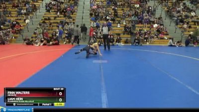 60 lbs Cons. Round 2 - Liam Hein, Plainview Elgin Millville vs Finn Walters, MN Elite