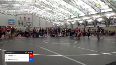 74 kg Round Of 16 - Dayton Racer, Utah Valley RTC vs Joshua McClure, Tar Heel Wrestling Club