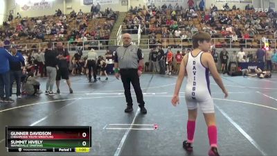 125 lbs Round 3 - Summit Hively, Waynesville Spartans vs Gunner Davidson, Chesapeake Youth Wrestling