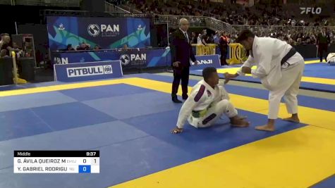 GABRIEL ÁVILA QUEIROZ MACHADO vs YURI GABRIEL RODRIGUES 2024 Pan Jiu Jitsu IBJJF Championship
