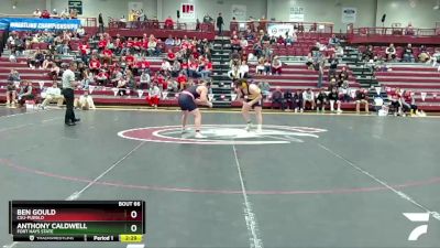 285 lbs Quarterfinal - Ben Gould, CSU-Pueblo vs Anthony Caldwell, Fort Hays State