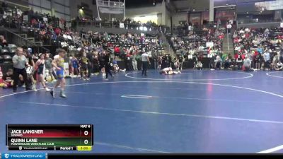 75 lbs Cons. Round 1 - Jack Langner, Seward vs Quinn Lane, Powerhouse Wrestling Club