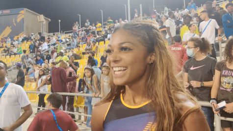 Gabby Thomas Runs 21.98 To Win 200m