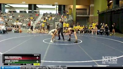 157 lbs Semifinals (8 Team) - Jessie Chavez, MacArthur vs Ben Mendenhall, Coweta Public School