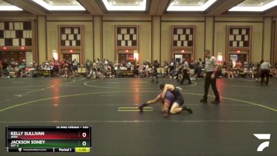 100 lbs Quarterfinal - Jackson Soney, Sot-c vs Kelly Sullivan, Apex