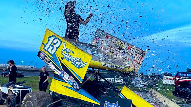 Justin Peck Uses Late Move To Win All Stars Race At Waynesfield