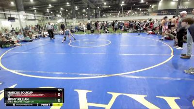 106 lbs Finals (2 Team) - Jimmy Killian, GREAT NECK WC - GOLD vs Marcus Soukup, NORTH CAROLINA WRESTLING FACTORY