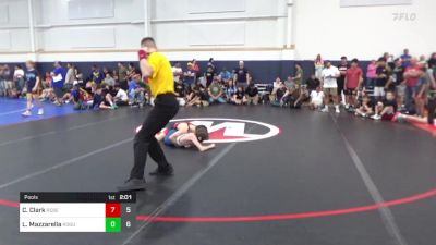 85 lbs Pools - Cayden Clark, Rebellion vs Lucas Mazzarella, Rogue W.C. (OH)