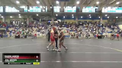 144 lbs Champ. Round 2 - Joel Brown, Landon School vs Mason Janicki, Calvert Hall College