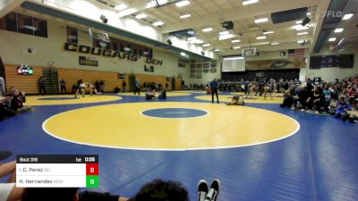 123 lbs Consi Of 16 #1 - Christian Perez, Del Oro vs Hector Hernandez, Hesperia