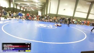 86 lbs Quarterfinal - Isac Rozell, Barlow Mat Club (DBA Barlow Wrestling) vs Jase Seymour, Cowboy Mat Club