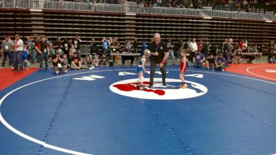 49 lbs Quarterfinal - Daxton Smith, Glenrock Wrestling Club vs Ryker Henderson, Top Of The Rock Wrestling Club