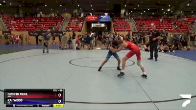 86 lbs Quarterfinal - Griffin Mehl, MO vs Kai Weiss, KS