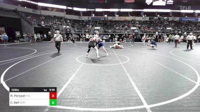 133 lbs Consolation - Ryan Poropat, Fort Zumwalt South vs Collin Bell, North Desoto Wrestling Academy