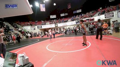 92 lbs Rr Rnd 2 - Noah Edwards, Wagoner Takedown Club vs Owen Oleson, Checotah Matcats