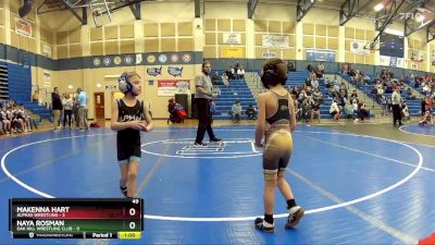 49 lbs Cross Bracket (8 Team) - Colton Ramey, Oak Hill Wrestling Club vs Kameron McCoy, Alphas Wrestling