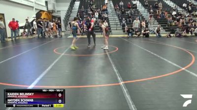 16U-3 lbs Rr1 - Kaiden Belinsky, Immortal Athletics vs Hayden Schwab, Immortal Athletics