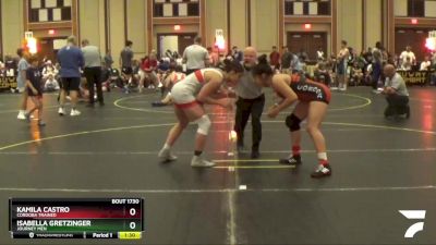 138/148 Semifinal - Isabella Gretzinger, Journey Men vs Kamila Castro, Cordoba Trained