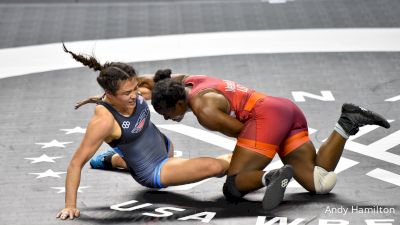 68 kg Round 1 - Tamyra Mensah-Stock, USOPTC / Titan Mercury Wrestling Club vs Sienna Ramirez, Southern Oregon Regional Training Center