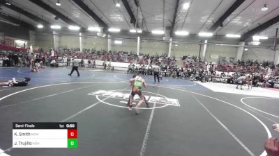 65 lbs Semifinal - Kanon Smith, Mcwc vs Jace Trujillo, High Elevation Wrestling Club