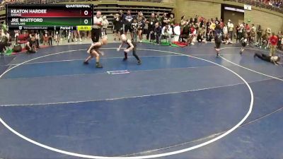 67 lbs Quarterfinal - Keaton Hardee, Ravage vs Jre Whitford, WESTLAKE