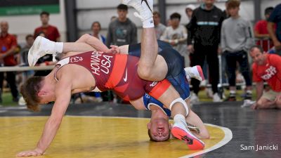 57 kg Quarterfinal - Robert Howard, Nittany Lion Wrestling Club vs Jore Volk, Pinnacle Wrestling Club