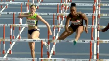 Jasmine Camacho-Quinn 12.43 Into -1.4 Headwind