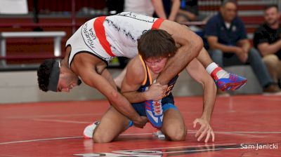 57 kg Semifinal - Richard Figueroa II, Sunkist Kids Wrestling Club vs Cooper Flynn, Southeast Regional Training Center, Inc