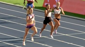 Allyson Felix Runs 50s 400m At Continental Tour