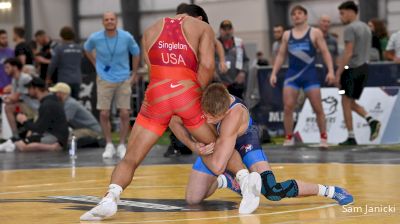 79 kg Quarterfinal - Matthew Singleton, Compound Wrestling vs Joshua Barr, Team Donahoe Wrestling Club