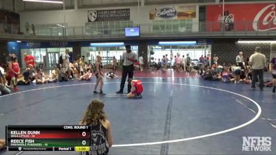 65 lbs Quarters & 1st Wb (16 Team) - Reece Fish, Panhandle Punishers vs Kellen Dunn, WALA Littles