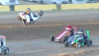WMR Midget Barrel Roll At Ocean Speedway