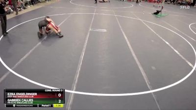 150 lbs Cons. Round 3 - Gabrien Callies, MN Elite Wrestling Club vs Ezra Engeldinger, East Side Wrestling Club