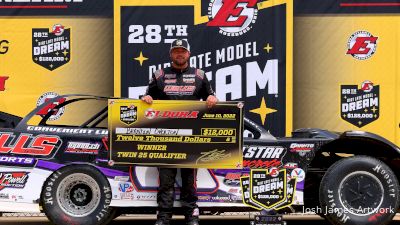 Brandon Overton Turns Luck Around With Dirt Late Model Dream Prelim Win