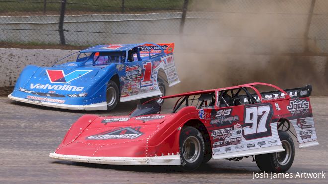 Dirt Late Model Dream Heat Race Lineups