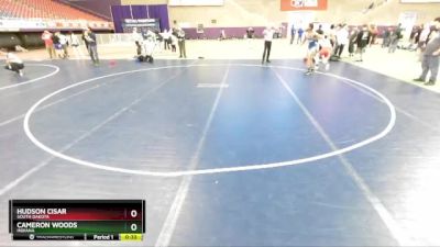 126 lbs Cons. Round 5 - Cameron Woods, Indiana vs Hudson Cisar, South Dakota