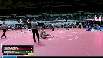 197 lbs Finals (2 Team) - Jacob Koser, United States Naval Academy vs Michael Battista, University Of Virginia