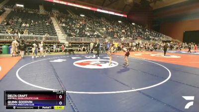 87 lbs Round 1 - Delta Craft, Greybull Basin Athletic Club vs Quinn Goodvin, Sheridan Wrestling Club