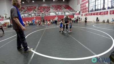 37 lbs Quarterfinal - Jeremiah Sweat, Division Bell Wrestling vs River Johnson, Bridge Creek Youth Wrestling