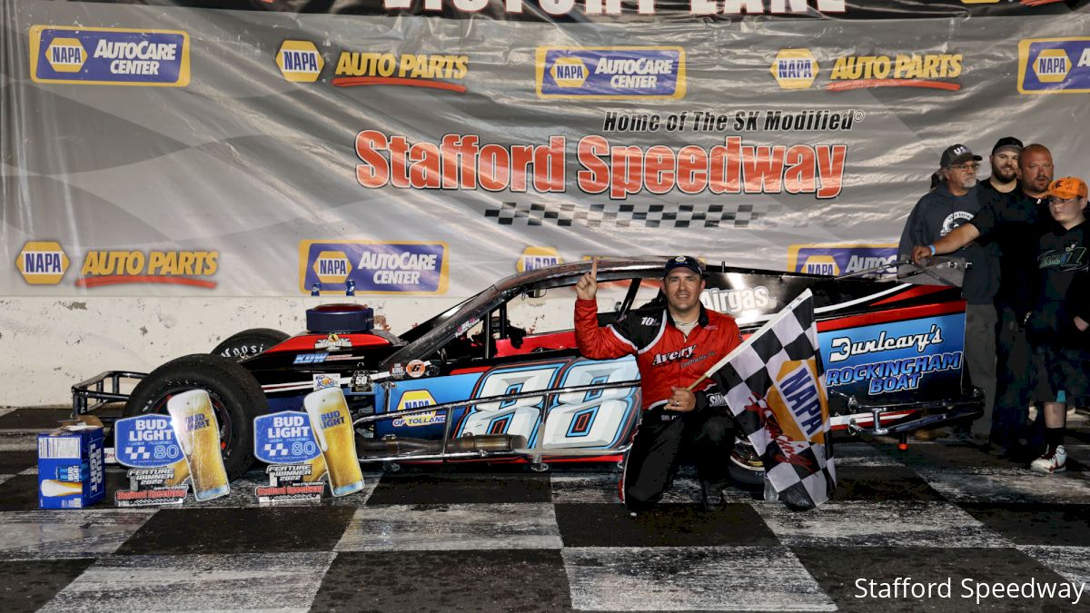 Woody Pitkat Wins Open Modified 80 At Stafford Speedway