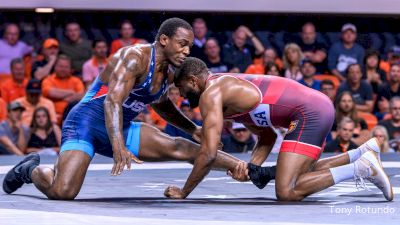 92 kg Round 2 - Nathan Jackson, New York Athletic Club vs J'den Cox, Cliff Keen WC / Titan Mercury Wrestling Club