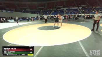 5A-285 lbs 1st Place Match - Ben Hartman, Crescent Valley vs Ashton Fields, Redmond