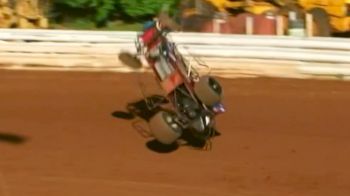 Korbyn Hayslett Wild Qualifying Tumble At Williams Grove