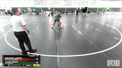 197 lbs Cons. Round 2 - Tunde Oroye, UW-Parkside vs Jeramiah Larson, Maryville University