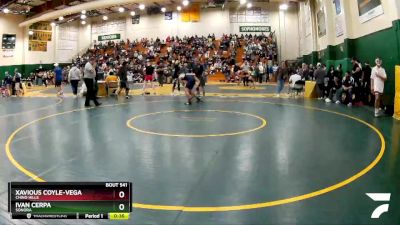 132 lbs Cons. Round 3 - Xavious Coyle-Vega, Chino Hills vs Ivan Cerpa, Sonora