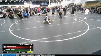 86 lbs Cons. Round 4 - Corbyn Weiss, WI vs Seth Ramsdell, MN