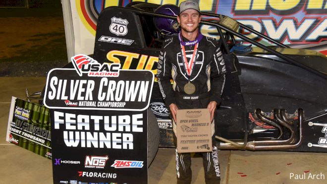 Logan Seavey Uses Last-Lap Heroics To Claim USAC Silver Crown Win